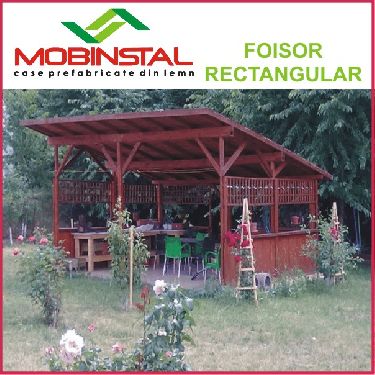 Mobinstal - Foisor rectangular -25 mp - export - 2.000 euro