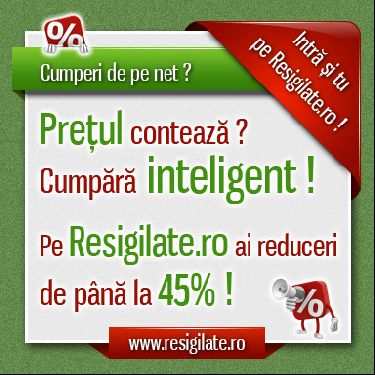 Reduceri de pana la 45% pe Resigilate.ro