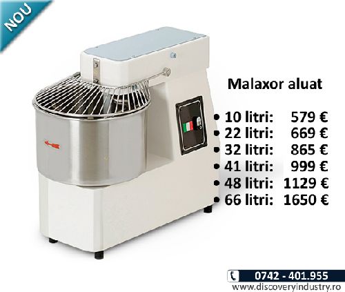 Malaxor aluat NOU 50L la 1129 euro