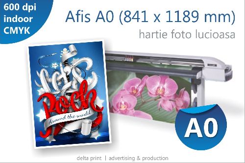 Afis A0 - 23 lei hartie foto lucioasa