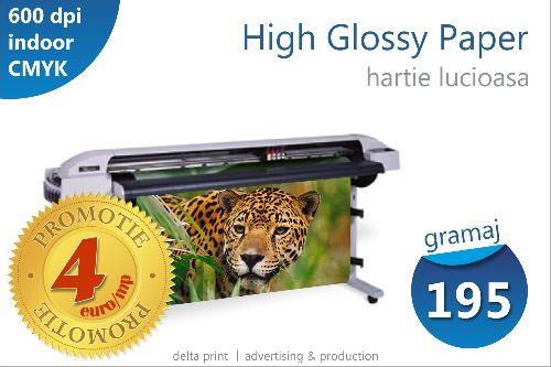 Print indoor pe hartie lucioasa (High Glossy Paper) PH-180GN