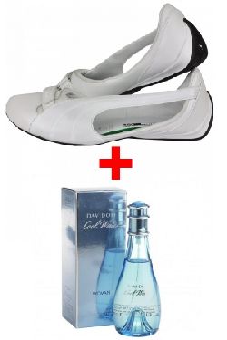 PACHET Balerini Piele Puma si Davidoff Cool Water