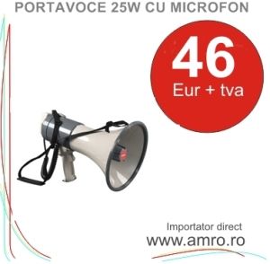 Proel MEG25 portavoce amplificata cu microfon