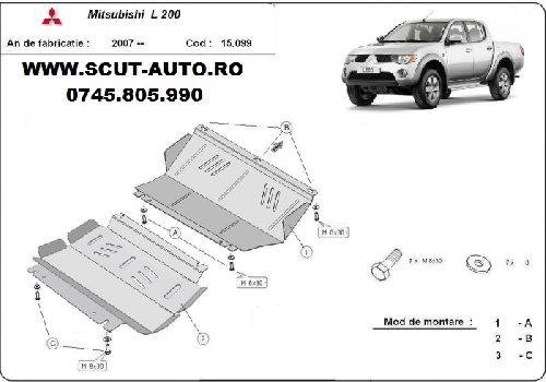 Scut motor Mitsubishi L200 dupa 2007