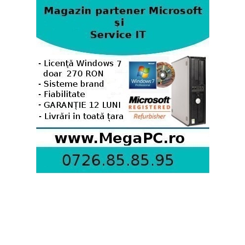 Licenta Microsoft 7 Professional 270 RON