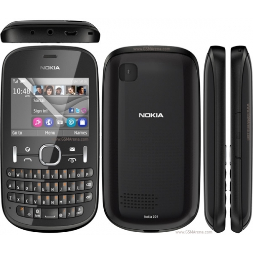 Nokia Asha 201 nou codat Orange + cartela Orange prepay incarcata cu 5 EUR
