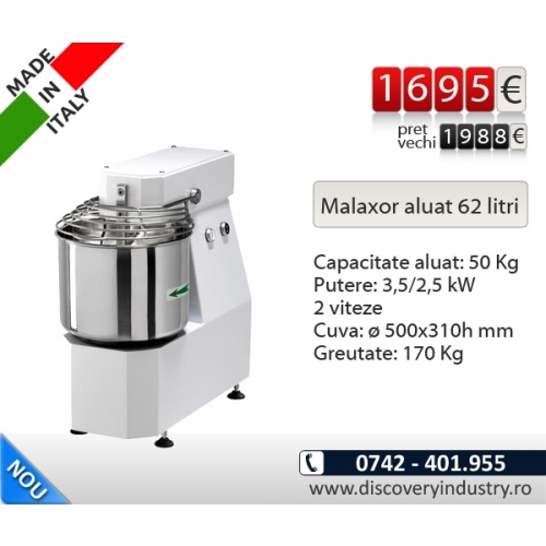 Malaxor aluat 62 litri