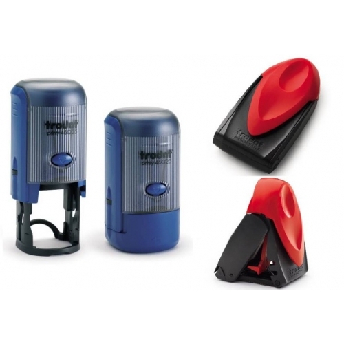 PROMOTII / Trodat Power Box 46025-9425 / 2 stampile (birou si buzunar)