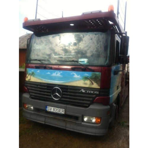 Vand doua autospecializate transport masini Mercedes Actros