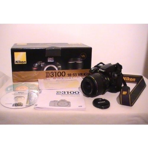 Nikon D3100 kit 18-55mm VR aproape nou 950 lei