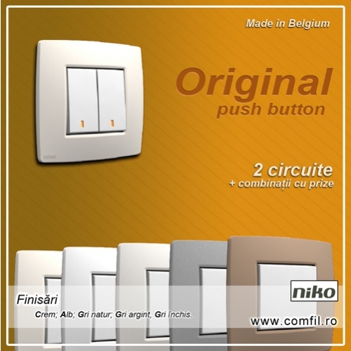 Buton dublu cu revenire - Gama Original.