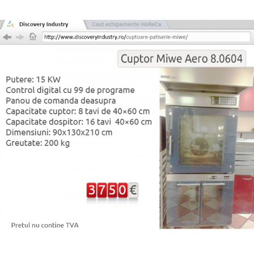 Cuptor Miwe Aero 8.0604
