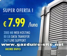 Gazduire Web Reseller Inregistrari Domenii Web Gazduire Site in Romania si Germania ieftin 