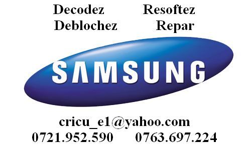 0721.952.590; 0763.697.224 Service GSM Deblochez Repar Customizez Decodez Resoftez Samsung – 7055C, 