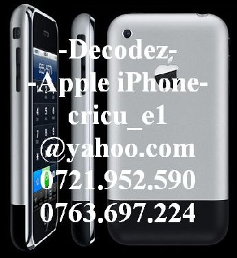 0721.952.590; 0763.697.224 Service GSM Decodez Deblochez Activez Repar Customizez Resoftez Apple iPh