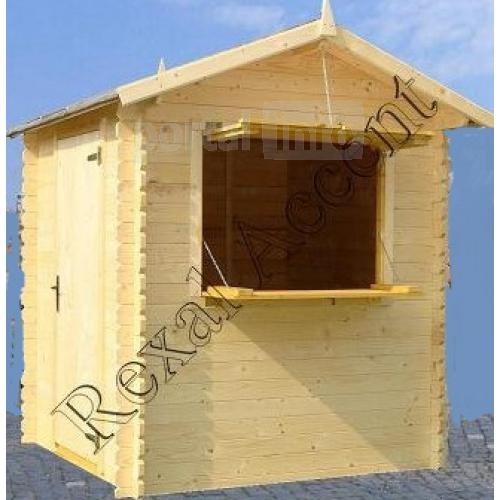 C?su?e târguri. Chiosc comercial, dim.1,95x1,95m, grosime pereti 19mm