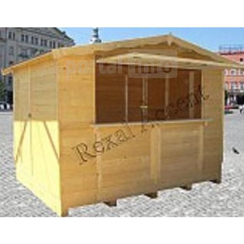 Casute din lemn pentru targuri, dim. 3,00m x 2.00m