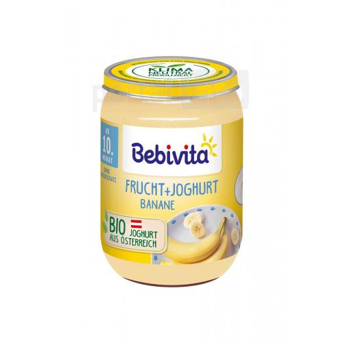 Bebivita Banane si Iaurt 10+ luni import Germania pentru bebelusi