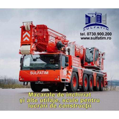 Macara de inchiriat utilaje si lucrari de constructii