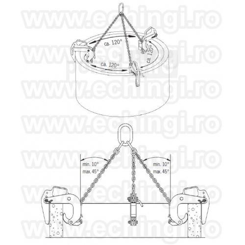 Clesti ridicare tuburi BTG 50-180mm