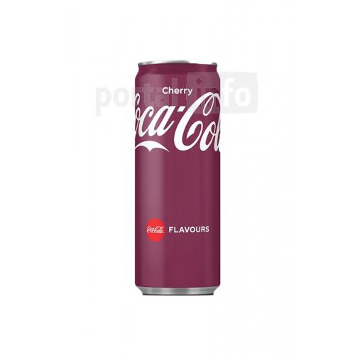 Coca Cola Cherry import Olanda, 330 ml, doza Total Blue 0728.305.612