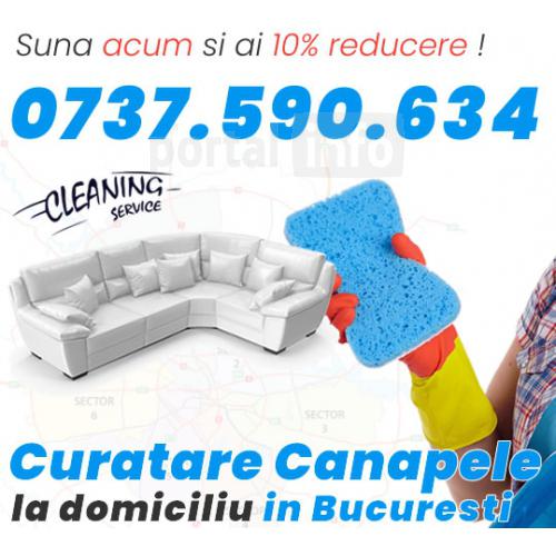 Curatare canapele la domiciliu