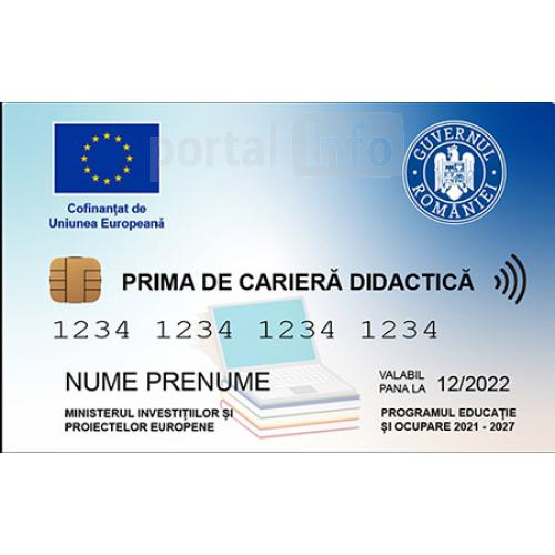 Prima de carier? didactic?, plata online cu card Pluxee