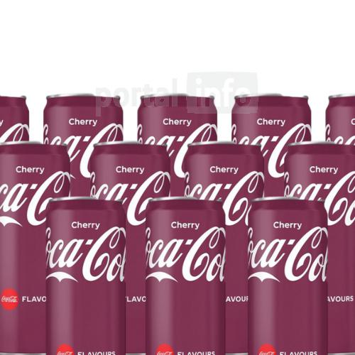 Produs olandez Coca Cola Cherry Total Blue 0728.305.612