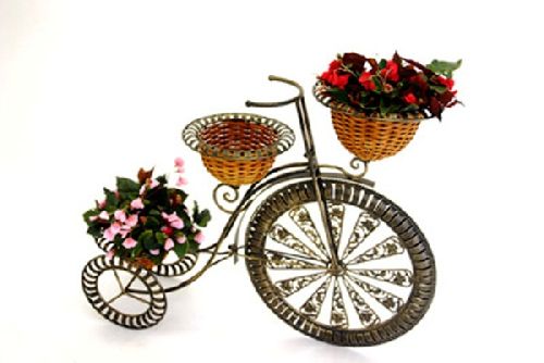 Tricicleta - suport de flori 3 ghivece